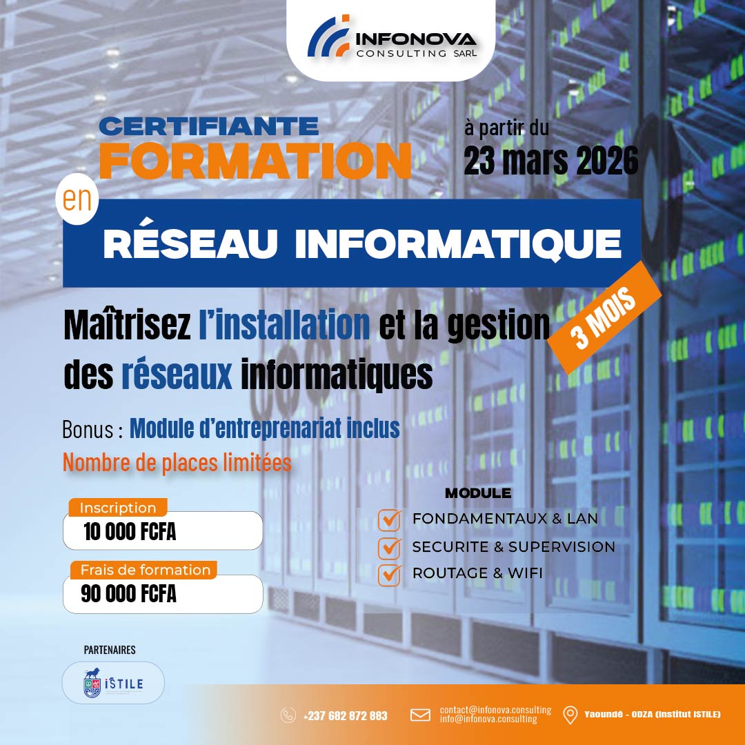 FORMATION RESEAU INFORMATIQUE